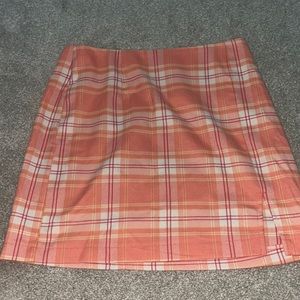 🔥 3/$15! wild fable (target) orange plaid skirt - size S